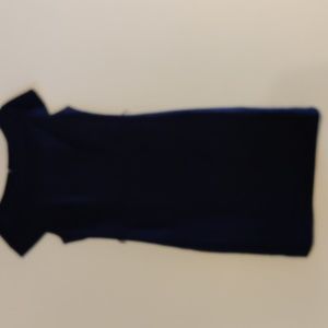 B Works Navy Blue Cap Sleeve Dress Size 6